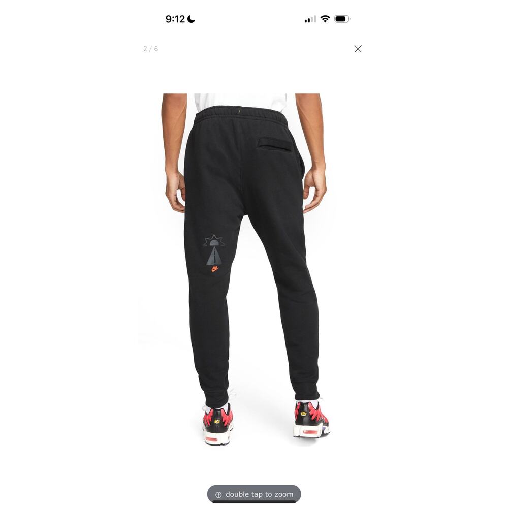 Nike Sportswear Club Fleece Smiley BB Joggers Size M Mens - Picture 5 of 11